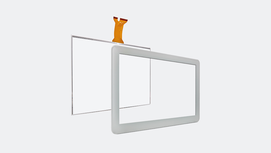 Touch-Sensoren und Coverglas modular concept touch data modul