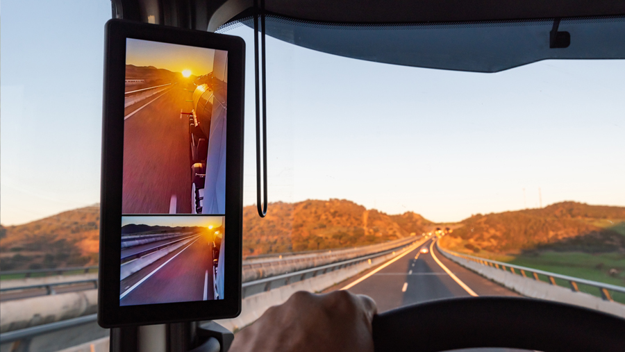 Mirror lorry