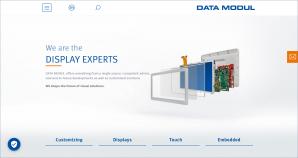DATA MODUL's new homepage