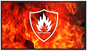 55in monitor achieves top ratings in fire behaviour tests