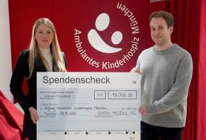 DATA MODUL AG spendet 13.000,- € für den guten Zweck