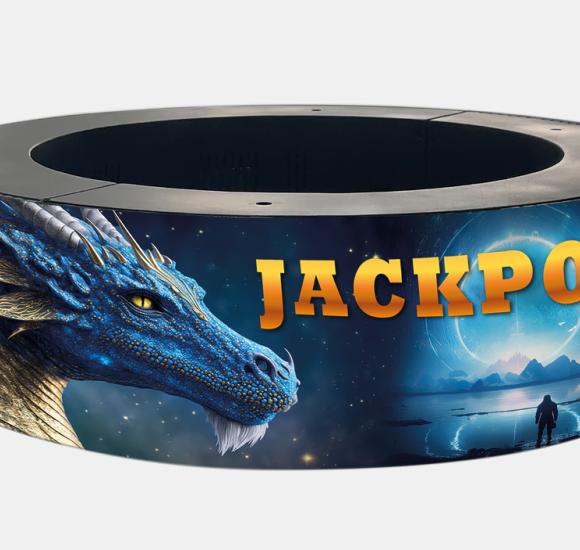 Rundes LED-Display